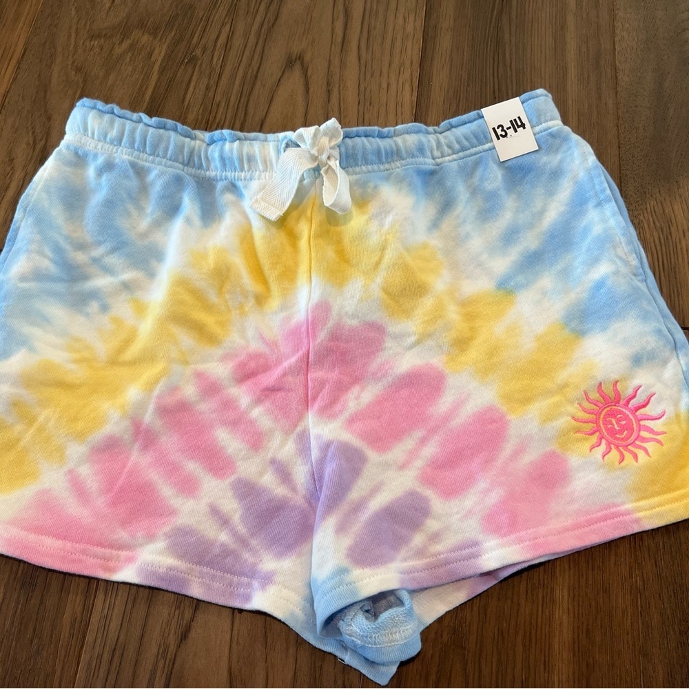 COTTON ON Girls 13/14 Bronte Fleece Drawstring Shorts